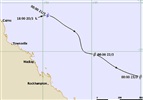 Cyclone Grace track